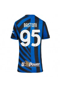 Fotbalové Dres Inter Milan Alessandro Bastoni #95 Dámské Domácí Oblečení 2024-25 Krátký Rukáv